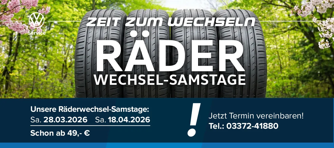 Räderwechsel-Samstage