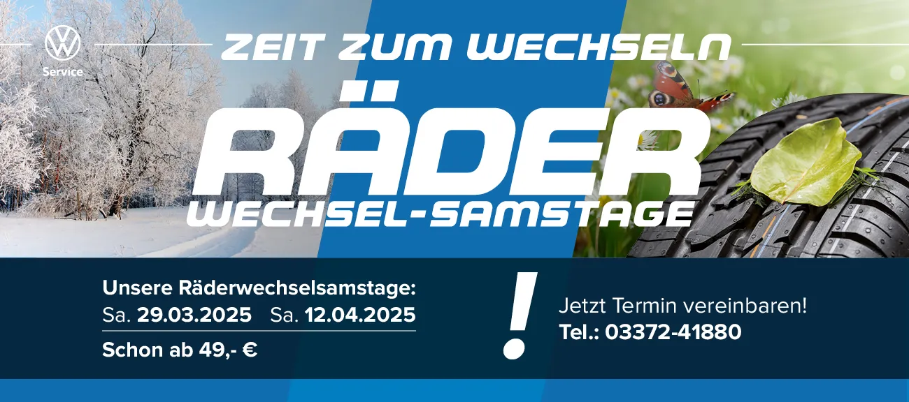 Räderwechsel Frühjahr 2025