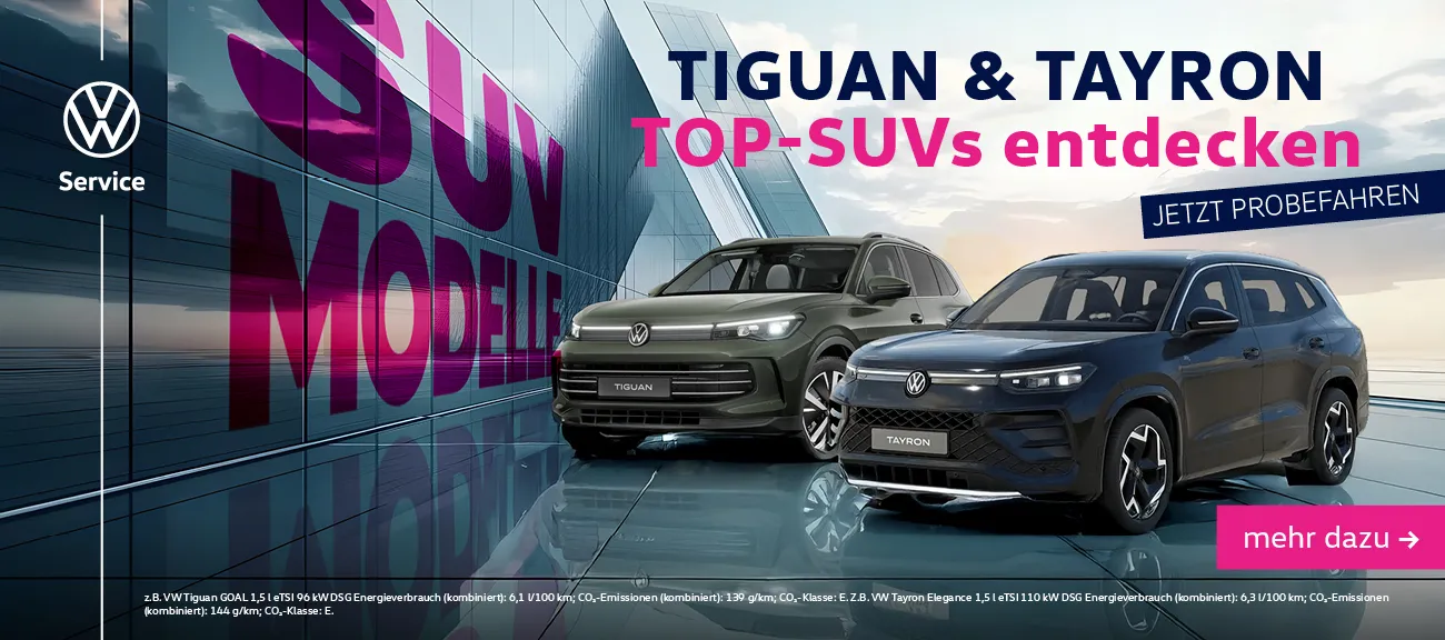 VW SUV Modelle Tiguan & Tayron