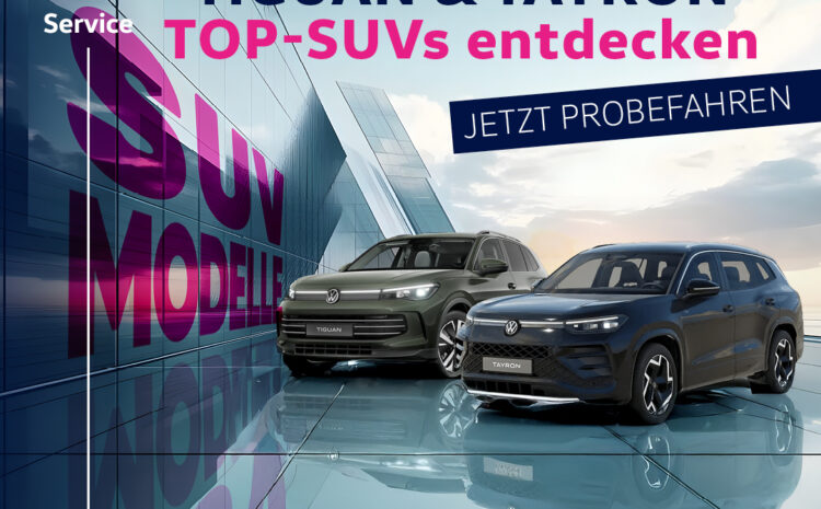  VW SUV Modelle Tiguan & Tayron
