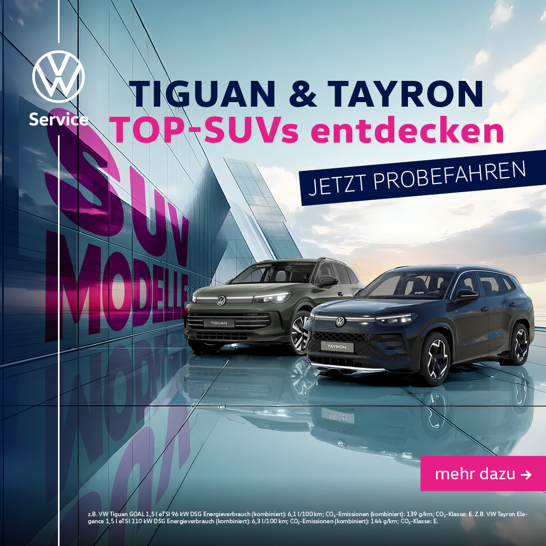VW SUV Modelle Tiguan & Tayron