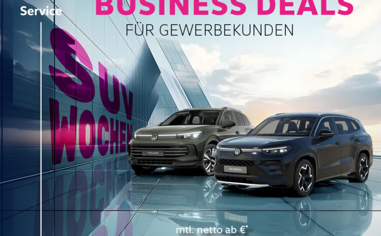  VW SUV Wochen für Gewerbekunden