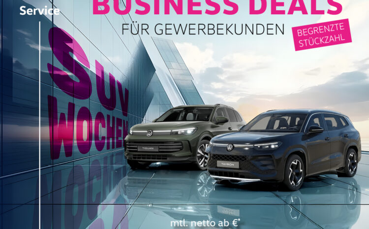  VW SUV Wochen für Gewerbekunden