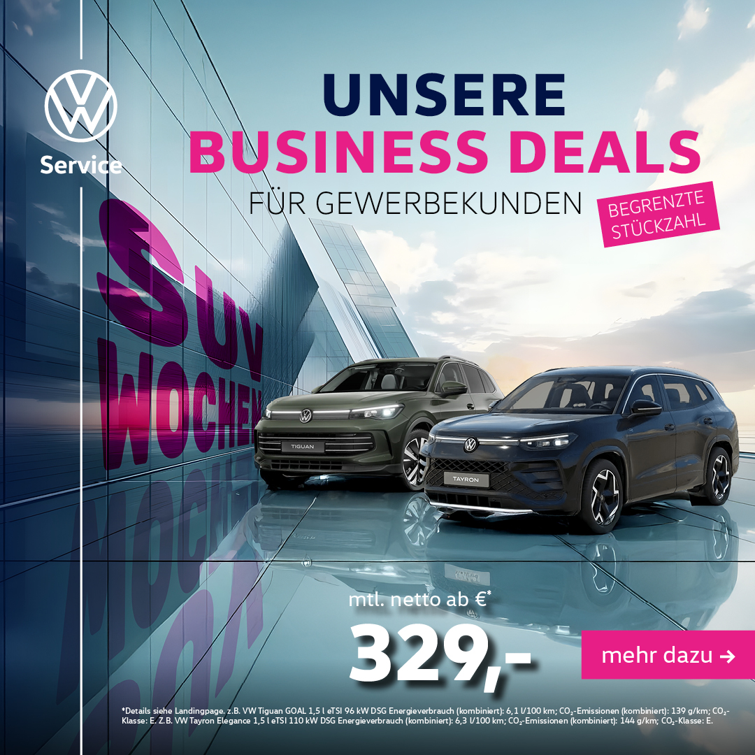 Beitragsbild VW SUV-Wochen Aktion
